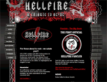 Tablet Screenshot of hellfire-band.de